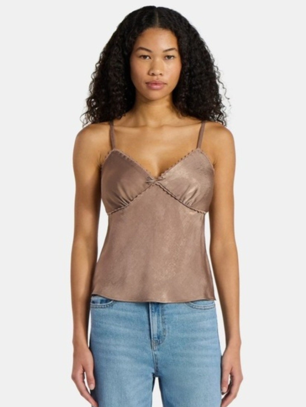 No Boundaries Women's Size Large (12/14) Satin Cami